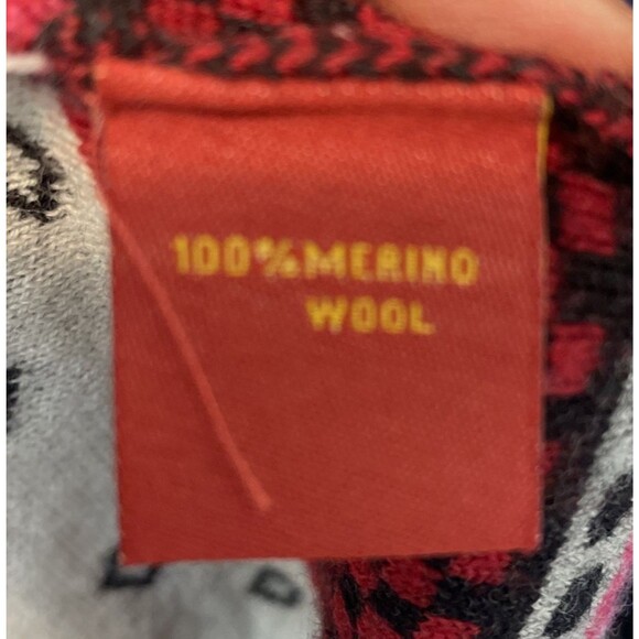 Krimson Clover 100% Merino Wool Dress S Nordic Fair Isle Apres Ski Slope Style - Picture 4 of 4